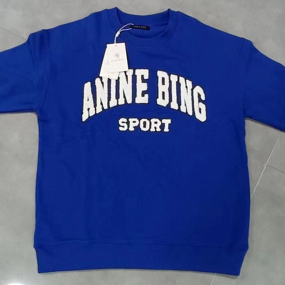 Tops Anine Bing Sport Tyler Sweatshirt Blue Poshmark